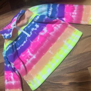 The Children's Place Multicolor Tie-Dye Sweatshirt (Fleece)